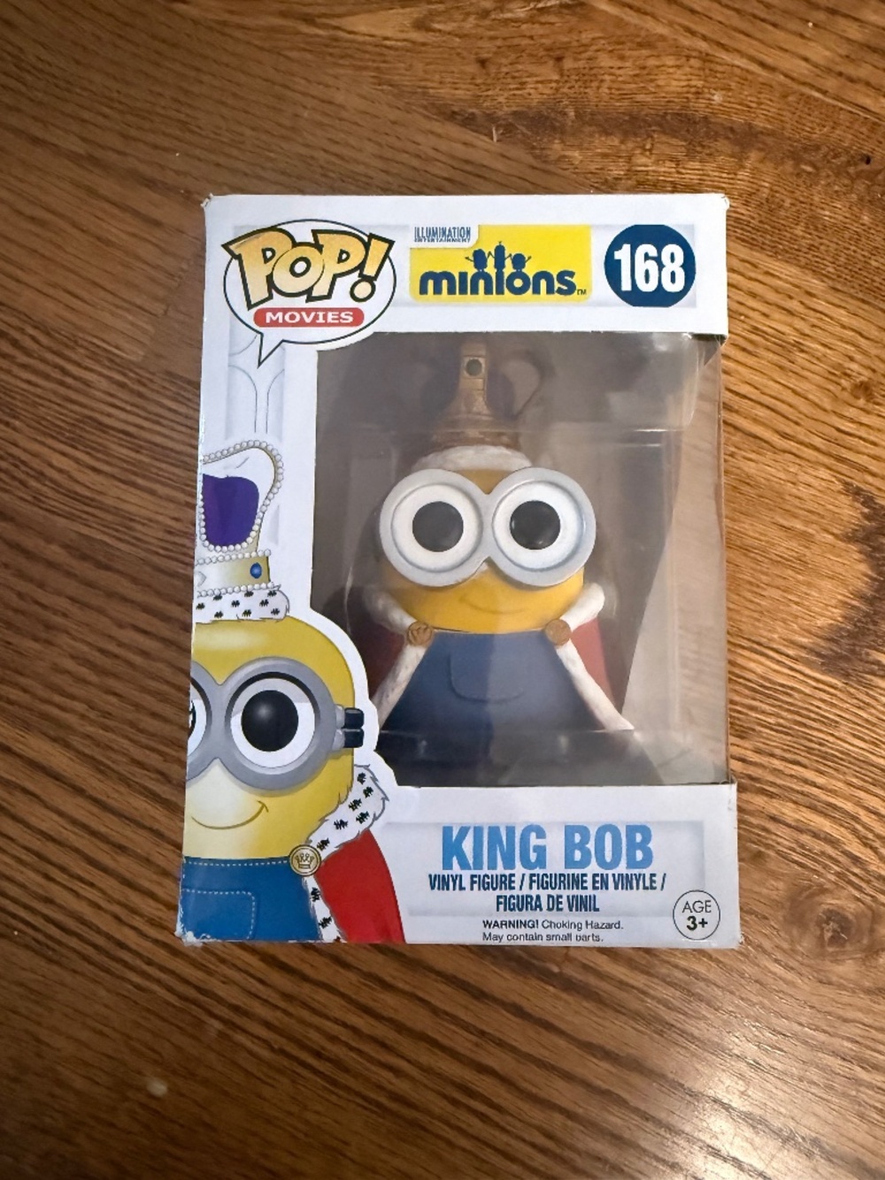 Funko Pop Movies Minions King Bob #168 Vaulted Vinyl Figure